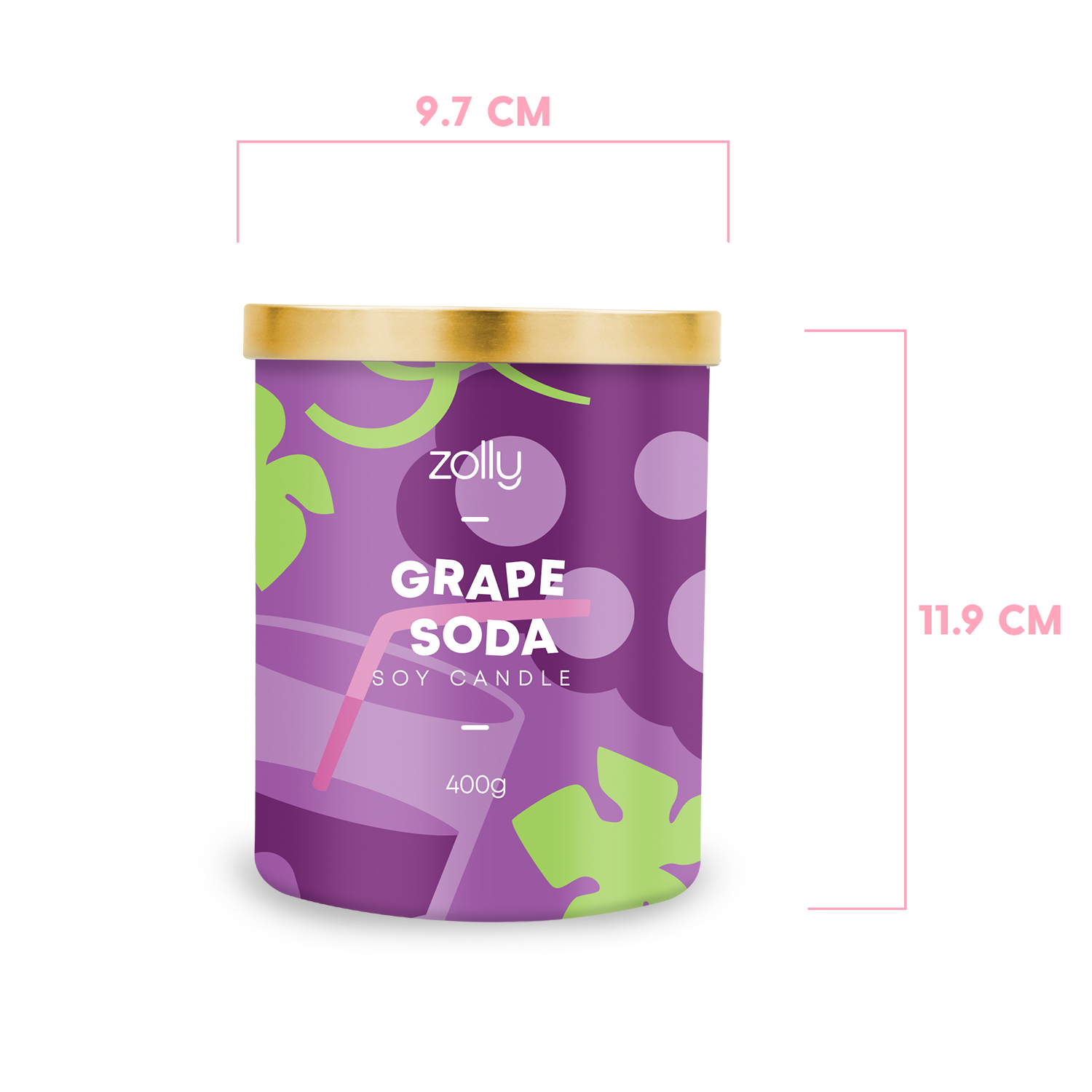 Grape Soda Candle 400g