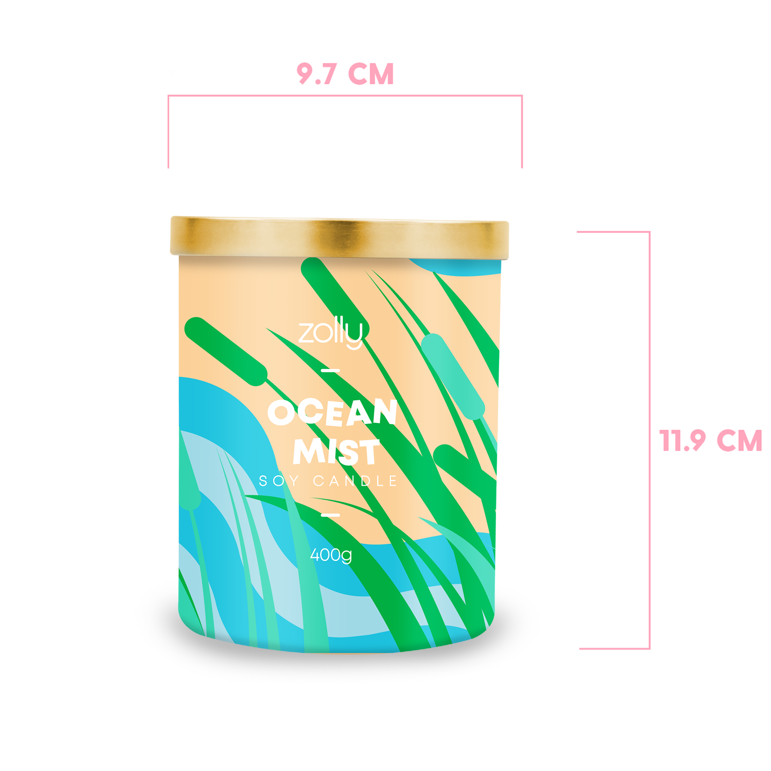 Ocean Mist Candle 400g