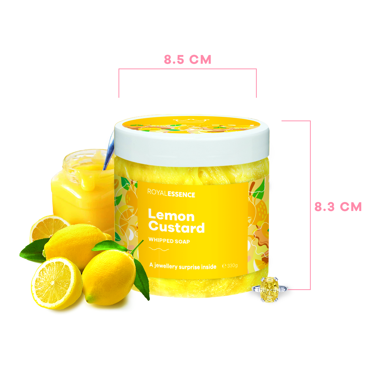 Lemon Custard (Whipped Soap)