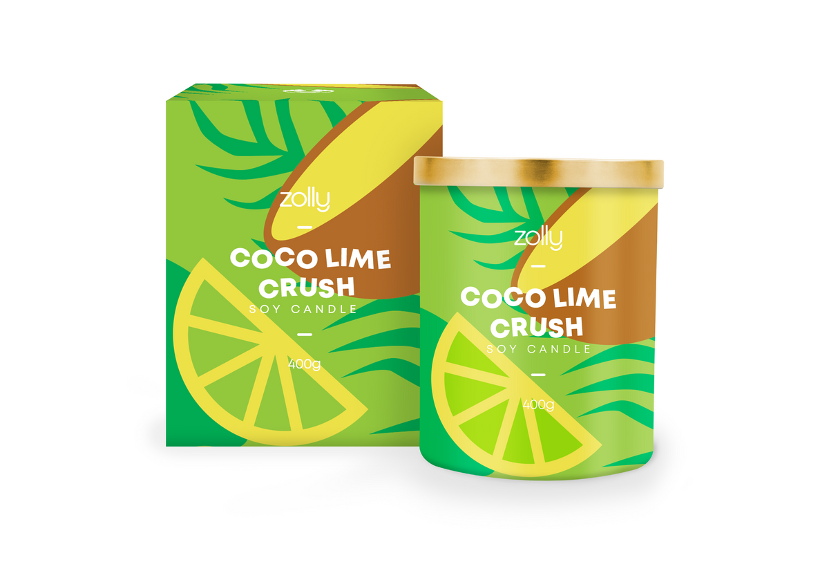 Coco Lime Crush Candle 400g