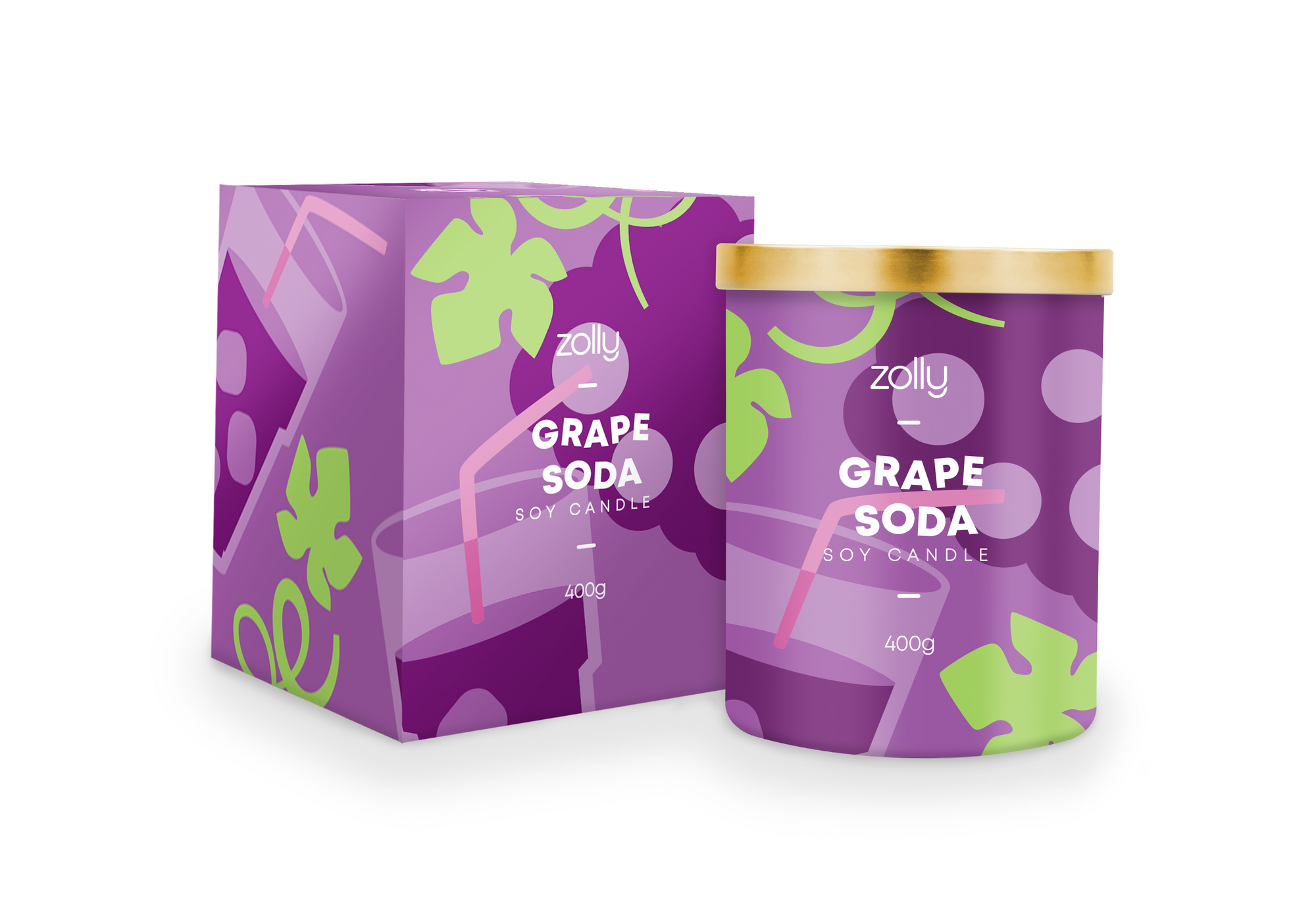 Grape Soda Candle 400g