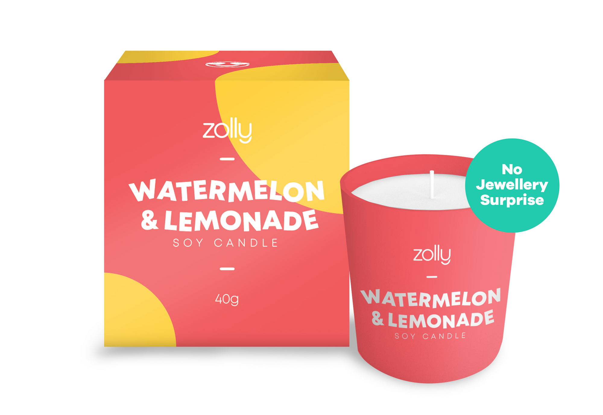 Watermelon & Lemonade Mini Candle 40g