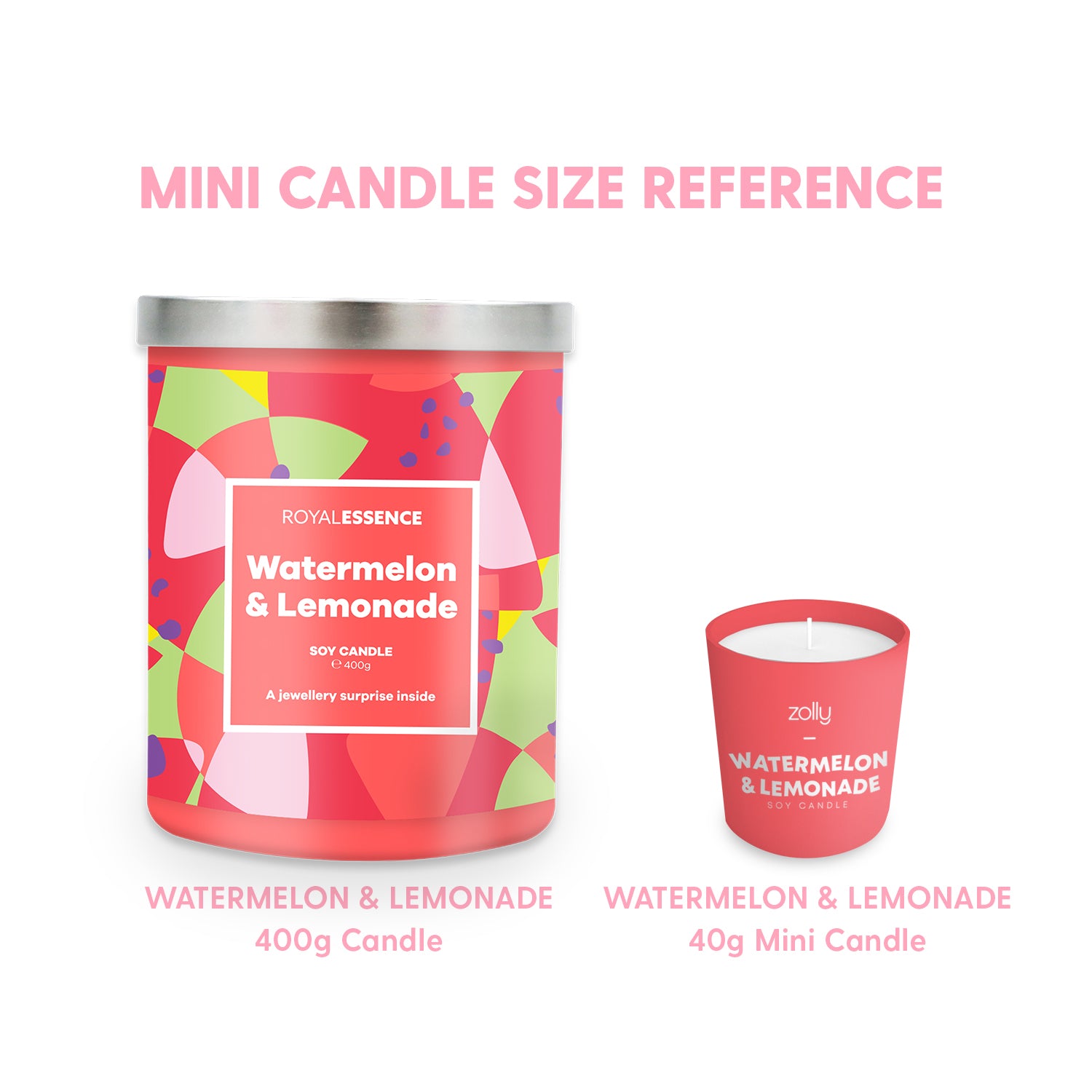 Watermelon & Lemonade Mini Candle 40g