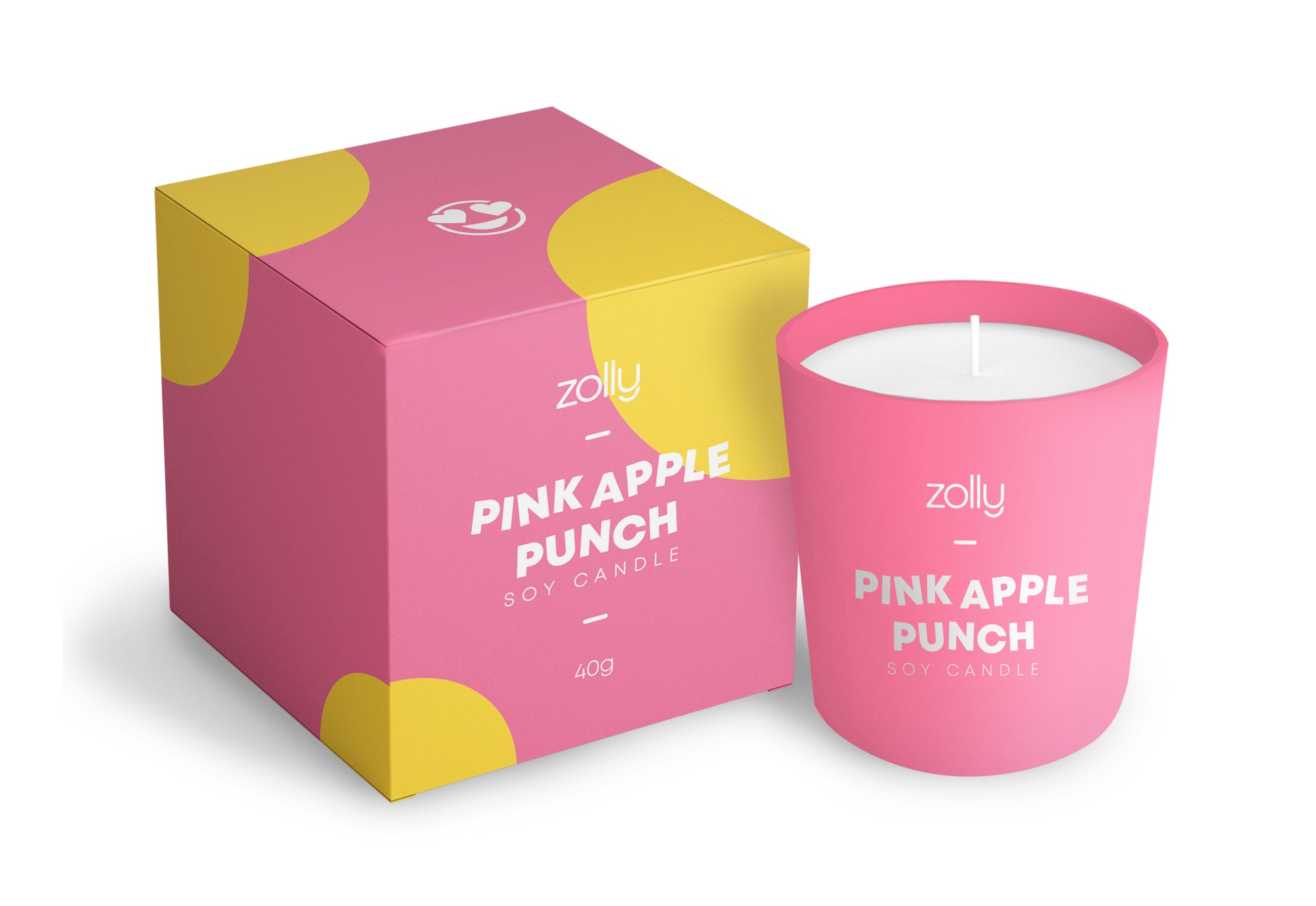 Pink Apple Punch Mini Candle 40g