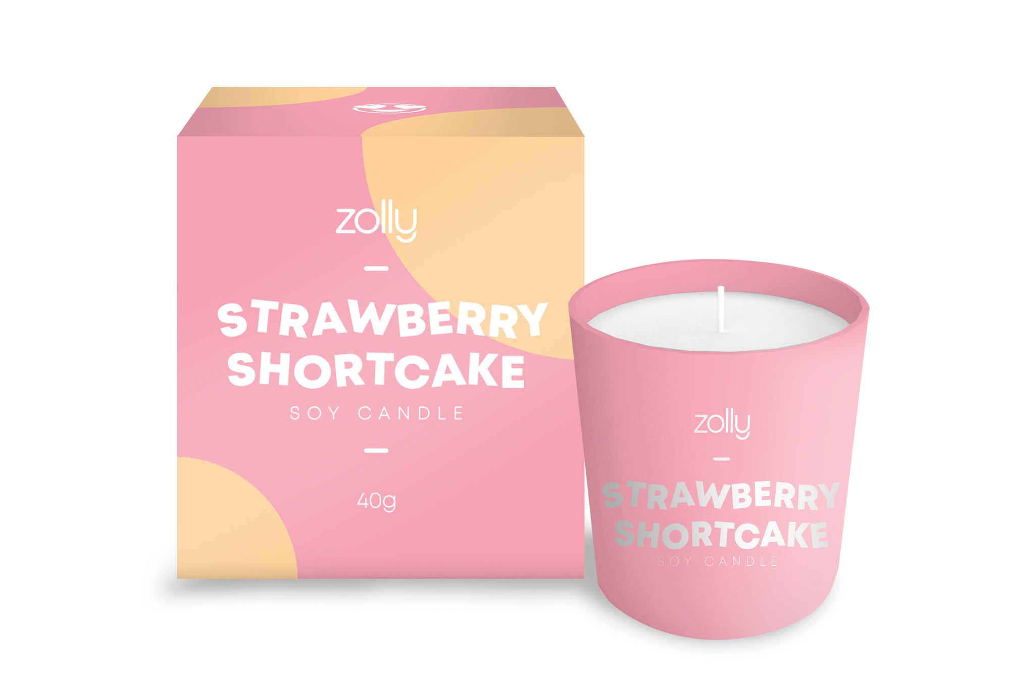 Strawberry Shortcake Mini Candle 40g